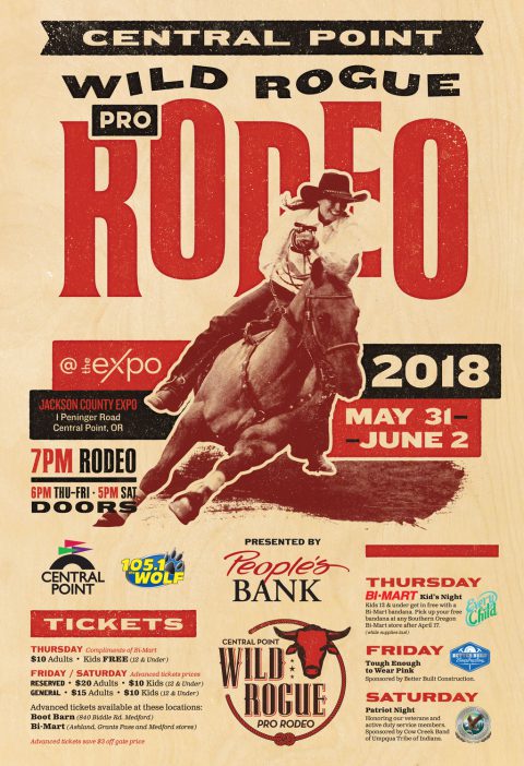 Make me a poster of an old rodeo