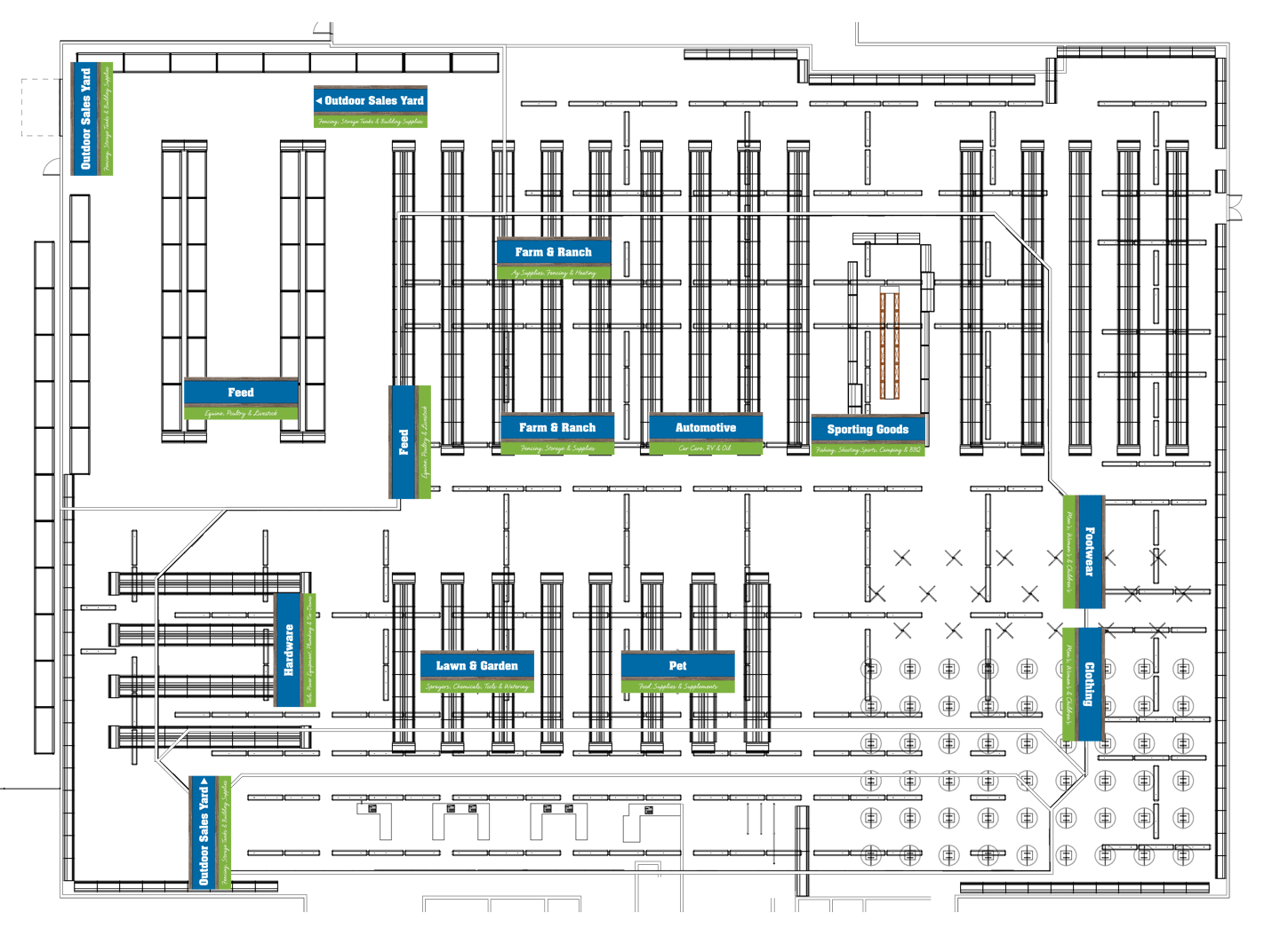 Store floor plan