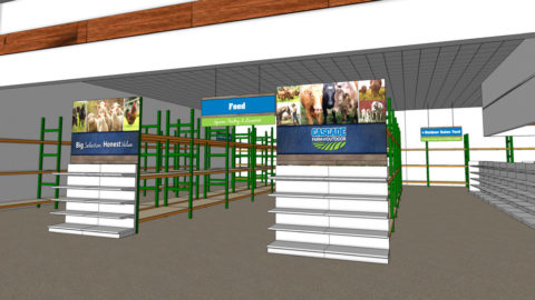 Store signage rendering